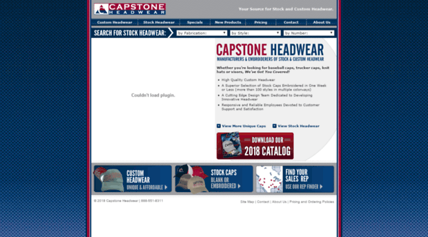 capstoneheadwear.com