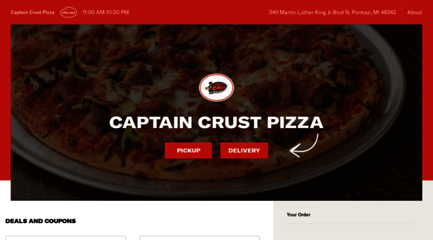 captaincrustpizza.com