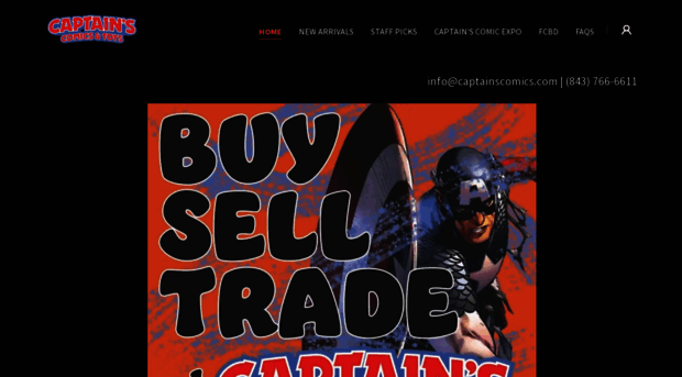 captainscomics.com