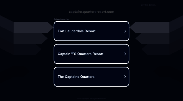 captainsquartersresort.com