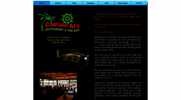 captianalsrestaurantandtikibar.com