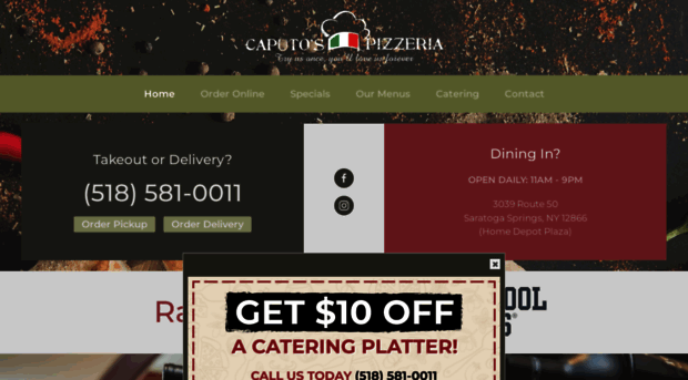 caputospizzeria.com