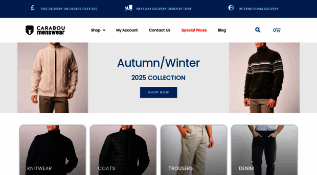 caraboumenswear.com