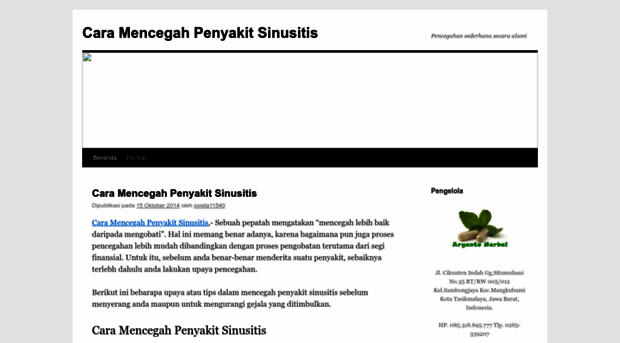 caramencegahpenyakitsinusitis.wordpress.com