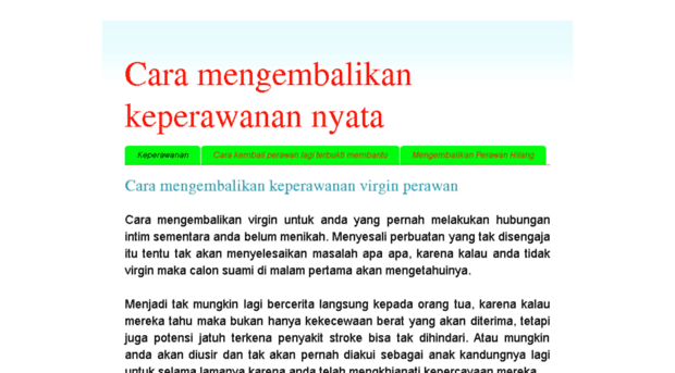 caramengembalikankeperawanan.com