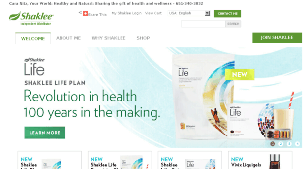 caranitz.myshaklee.com