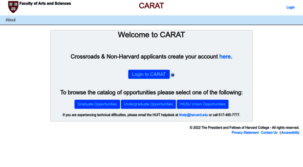 carat.fas.harvard.edu