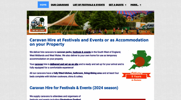 caravanhireforanyevent.co.uk