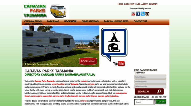 caravanparkstasmania.com