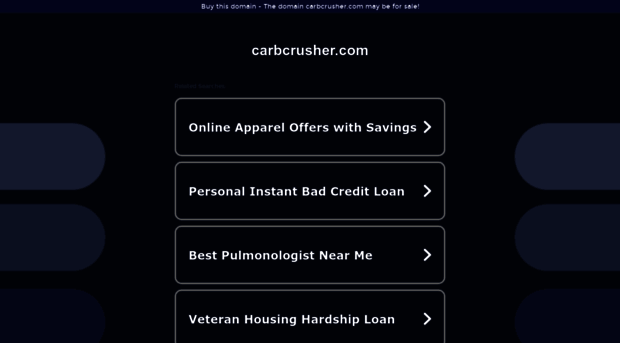carbcrusher.com
