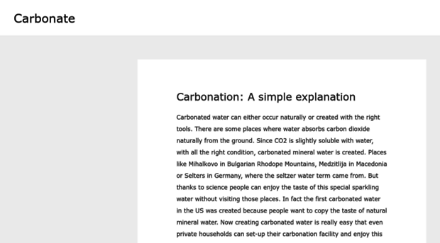 carbonating.com