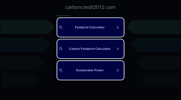 carboncredit2012.com