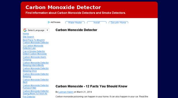 carbonmonoxidedetector.org