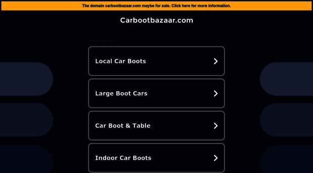 carbootbazaar.com