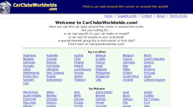 carclubsworldwide.com