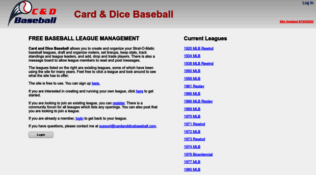 cardanddicebaseball.com