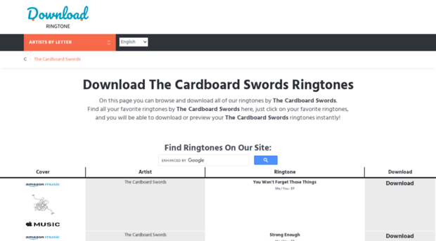 cardboardswords.download-ringtone.com