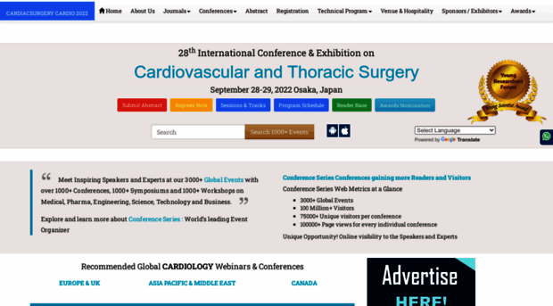 cardiacsurgery.cardiologymeeting.com