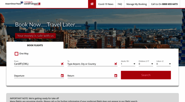 cardiff.airportdirecttravel.co.uk