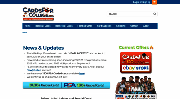 cardsforcollege.com