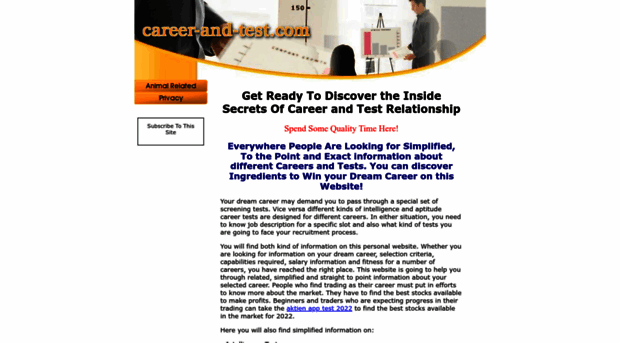 career-and-test.com