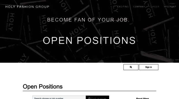 career.holyfashiongroup.com