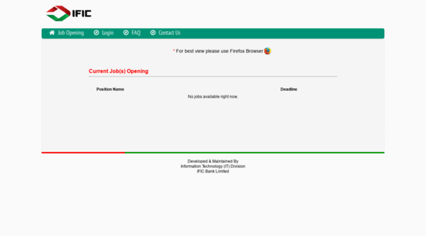 career.ificbankbd.com
