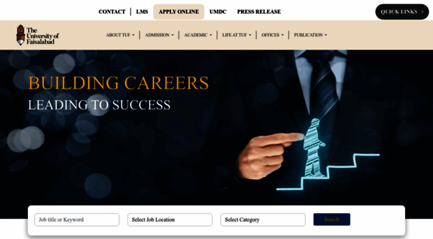 career.tuf.edu.pk