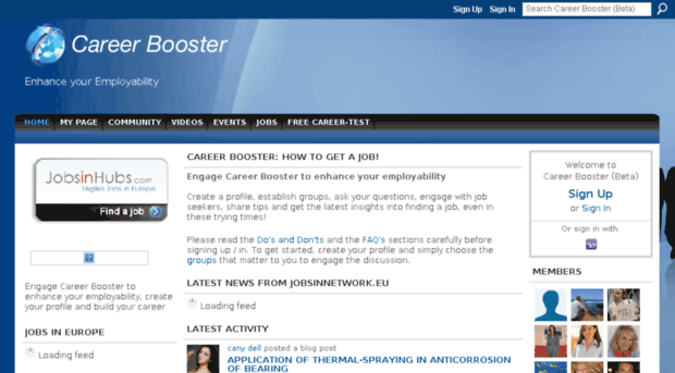 careerbooster.ning.com