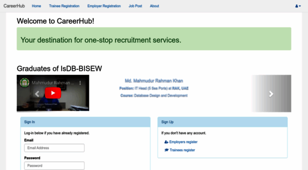 careerhub.idb-bisew.info