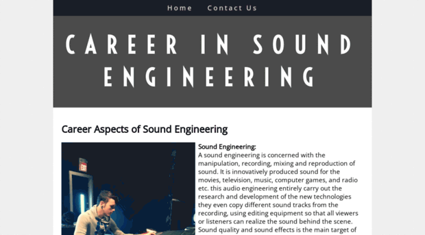 careerinsoundengineering.yolasite.com