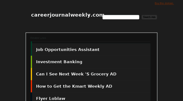 careerjournalweekly.com