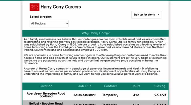 careers.harrycorry.com
