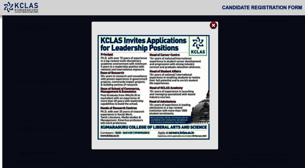 careers.kclas.ac.in