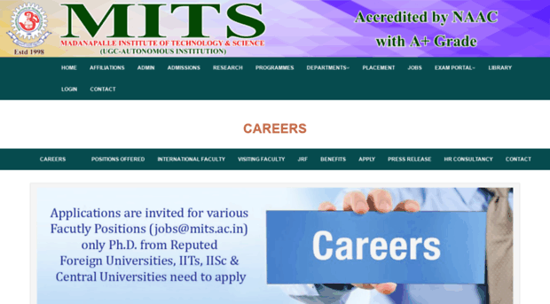 careers.mits.ac.in