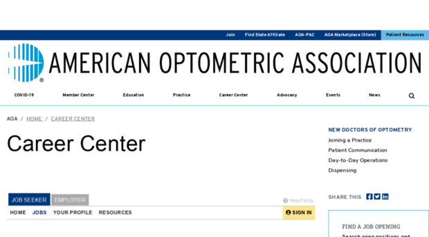 careers.optometryscareercenter.org