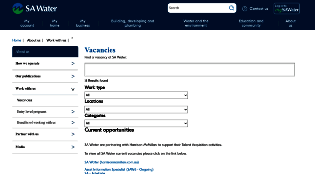 careers.sawater.com.au