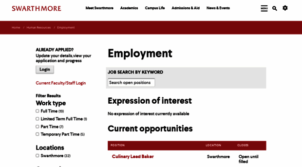 careers.swarthmore.edu