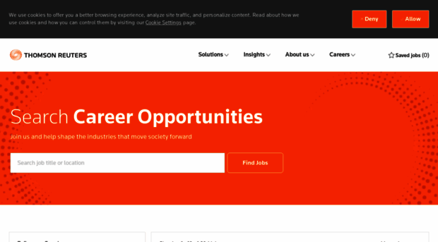 Careers  Thomson Reuters