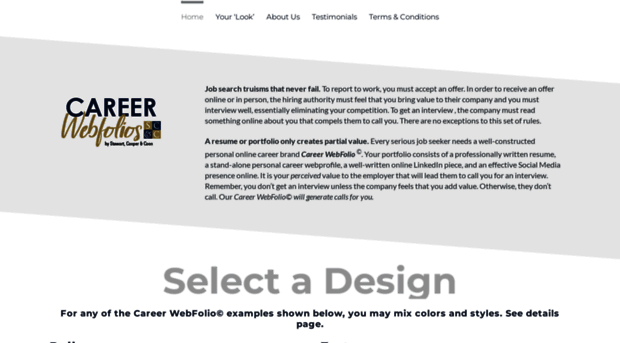 careerwebfolio.com