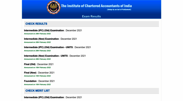 caresults.icai.org