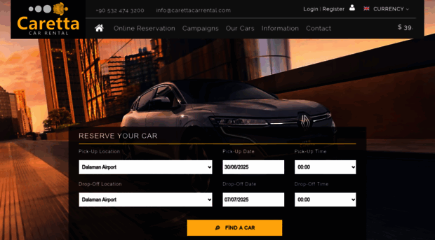 carettacarrental.com