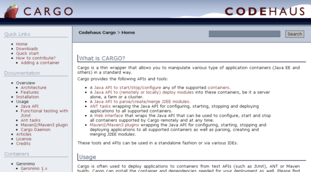 cargo.codehaus.org
