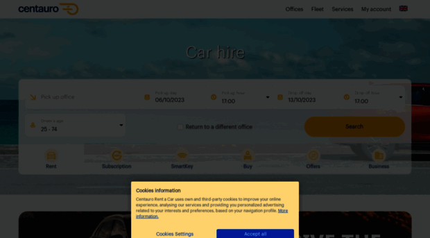 carhire.centauro.net