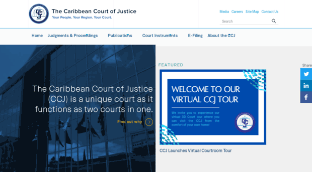 caribbeancourtofjustice.org