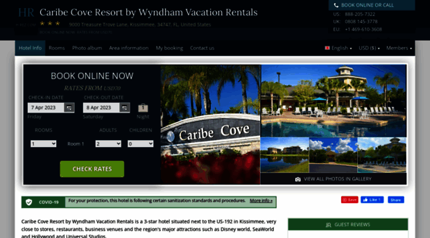 caribe-cove-resort.h-rez.com