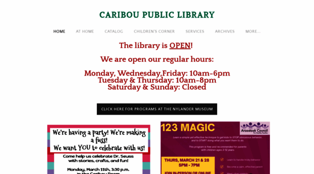 cariboupubliclibrary.org