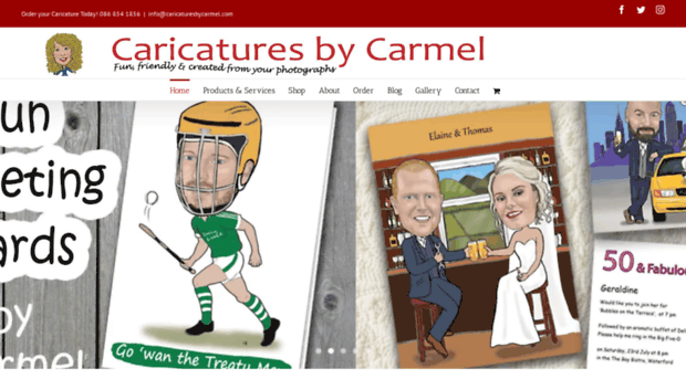 caricaturesbycarmel.com