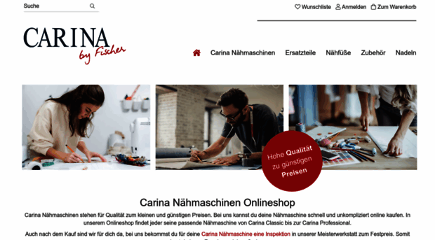 carina-naehmaschinen.com