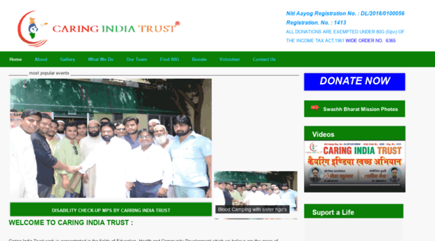 caringindiatrust.org